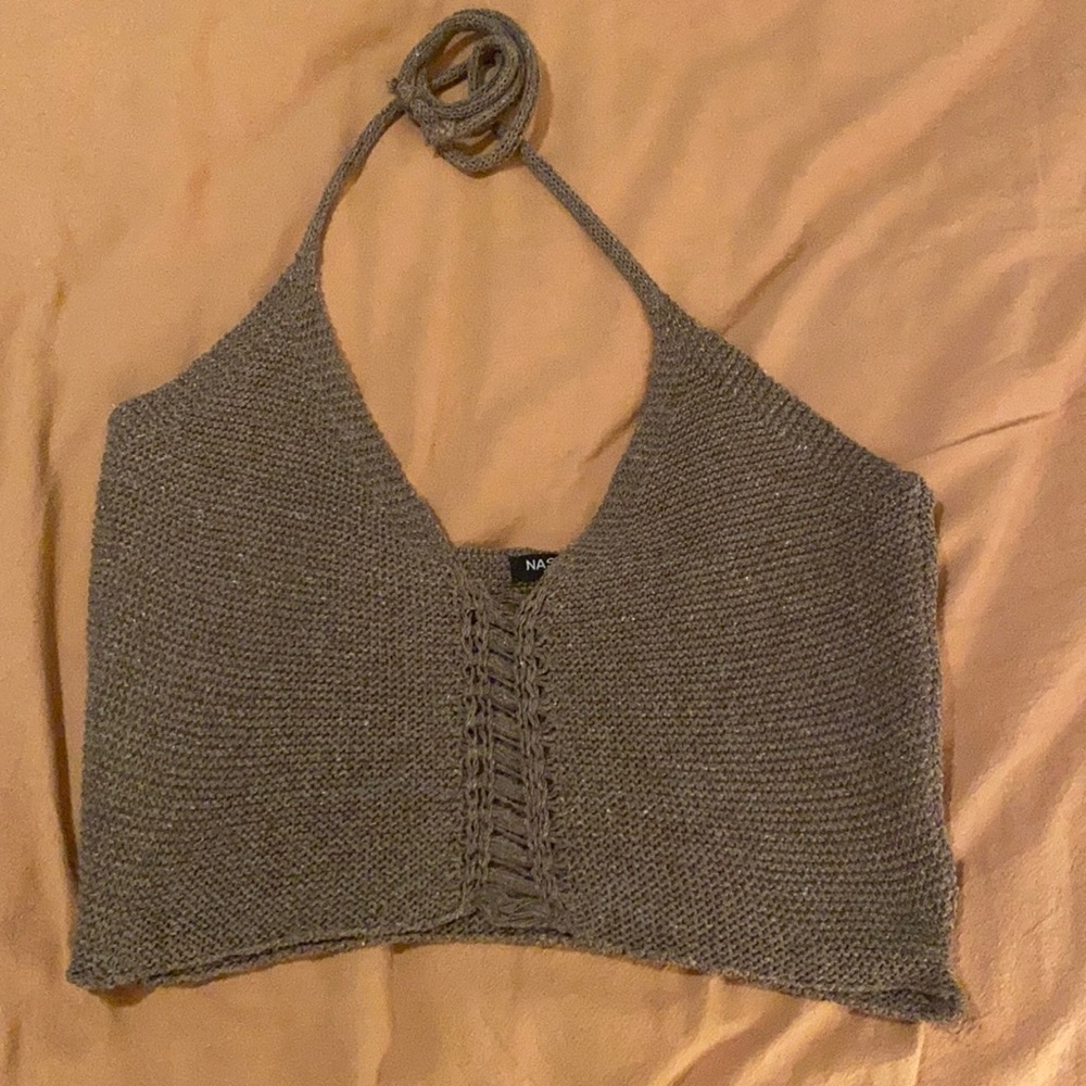 Crochet crop tank